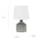 Simple Designs Mini Bocksbeutal Ceramic Table Lamp